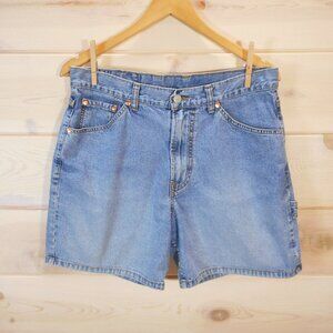 Vintage Lucky Brand Dungarees Denim Jean Shorts Women’s 14 / 32 USA Made